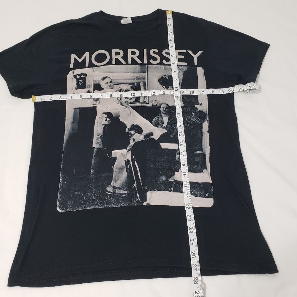 Gildan Morrissey Barbershop Graphic T-Shirt Men"s Medium Black 100% Cotton - Picture 5 of 6